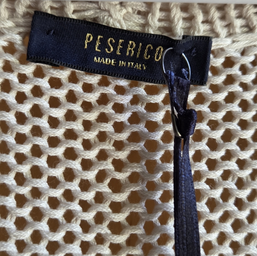 Peserico Italy Sequin Stripe Knit Cardigan Sweater NWT - Picture 7 of 14